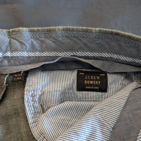 JCrew Men's 32x32 Bowery Pants Grey - Picture 4 of 4